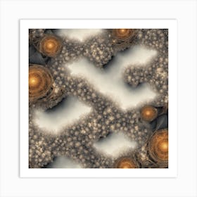 Fractal Clouds Art Print