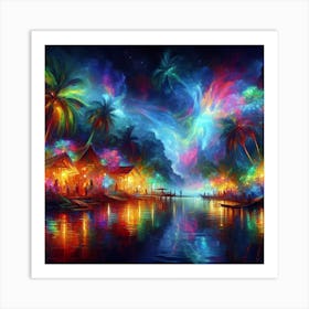 Night On The Water Art Print