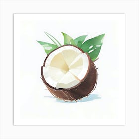 Coconut Art Print