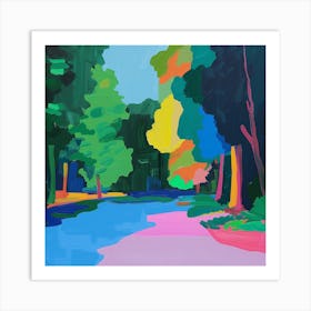 Abstract Park Collection Yoyogi Park Hanoi 1 Art Print