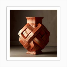 Geometric Vase 1 Art Print