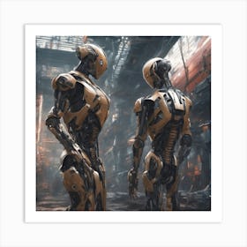 A Highly Advanced Android With Synthetic Skin And Emotions, Indistinguishable From Humans 9 Art Print