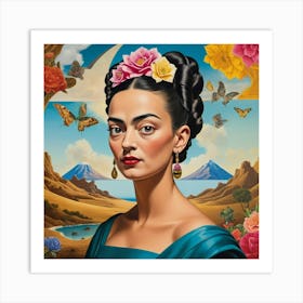 Frida Kahlo Painting 1 Art Print