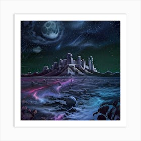 Castle In The Sky Art Print