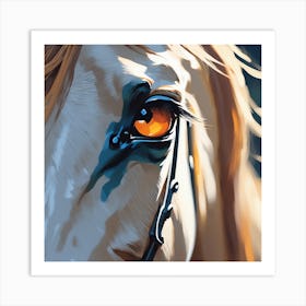 Horse Eye Art Print