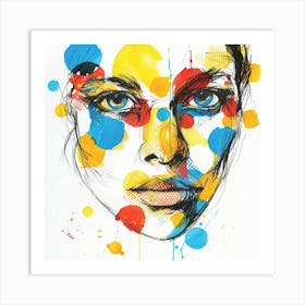 Portrait Of A Woman 52 Art Print