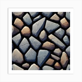 Stone Wall 86 Art Print