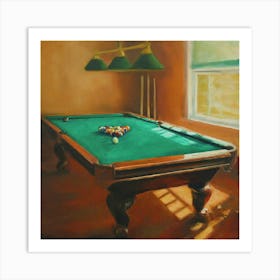 Pool Table Art Print