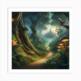 Fairytale Forest 1 Art Print