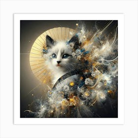 Shinobi Cat Art Print