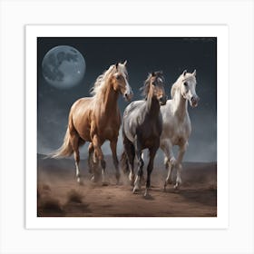 417206 Chevaux Arabes De Race Pure Avec La Nature Et La L Xl 1024 V1 0 Art Print