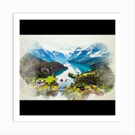 Fjords Of Norway 1 Art Print