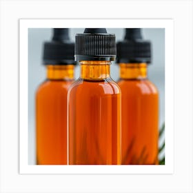 Cbd Oil Bottles Art Print