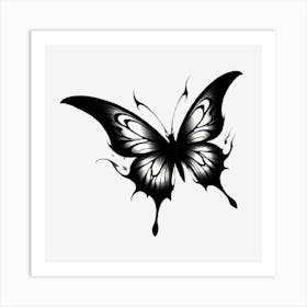 Black Butterfly 1 Art Print