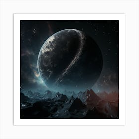 Planet In Space 2 Art Print