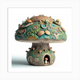 Mushroom House 1 Art Print