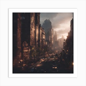 Cityscape Art Print