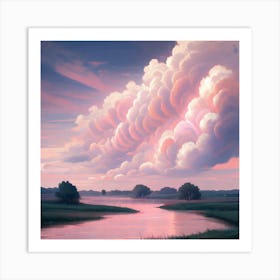 Cloudy Sky Art Print