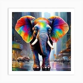 Elephant Art Print