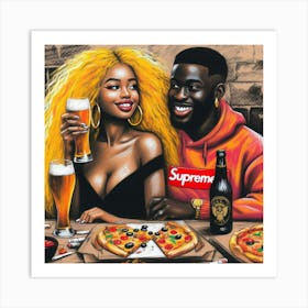 Supreme Pizza 11 Art Print