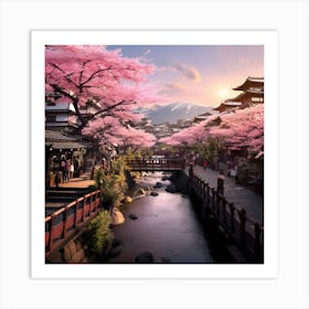 Cherry Blossoms Art Print