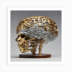 Brain Sculpture Art Print