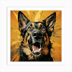 German Shepherd Dog 13 Art Print