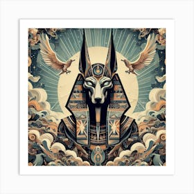 Mythological god 2 Art Print