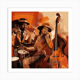Jazz Lovers 3 Art Print