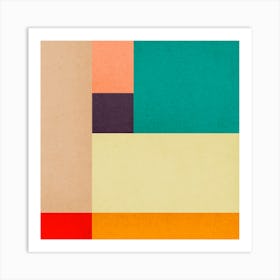 Contemporary modern geometry 12 Art Print