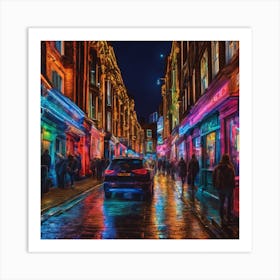 Night In London Art Print