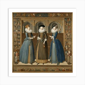 The Three Ladies Waldegrave Art Print