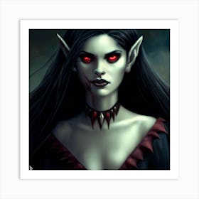 Elven Girl Art Print