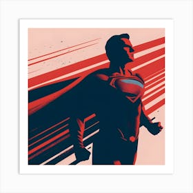 Superman Graphic 1 Art Print