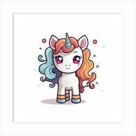 Cute Unicorn 656 Art Print