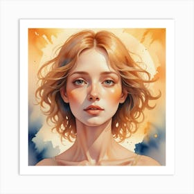 Portrait Of A Girl 27 Art Print