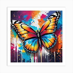 Butterfly Painting 37 Art Print