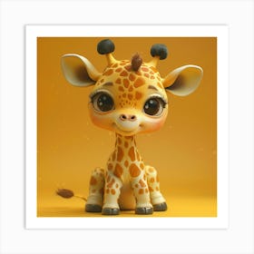 Giraffe 56 Art Print