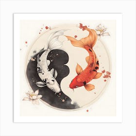 Yin Yang Art Print