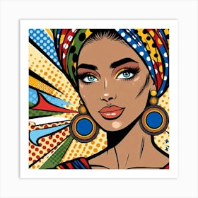 Lerato Pop African Woman Art Print