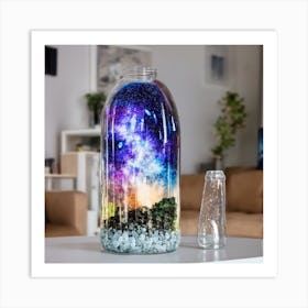 Galaxy In The Botttle (2) Art Print