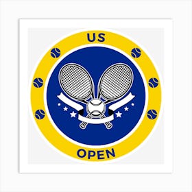 Us Open Sport Of Champions Tennis Art Print