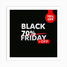 Black Friday Sell Post Templates Design (9) Art Print