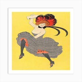 Girl In A Dress 3 Art Print