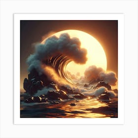 Stormy Sea Art Print