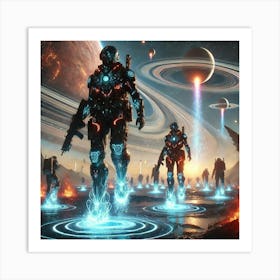 Celestial Purifiers Stabilizing Boots Art Print