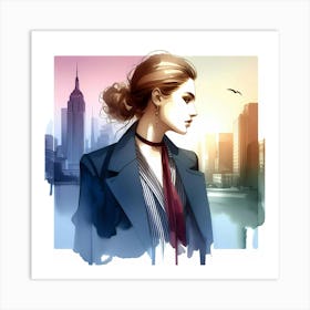 Portrait Of A Woman 32 Art Print