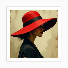 Red Hat1 Art Print