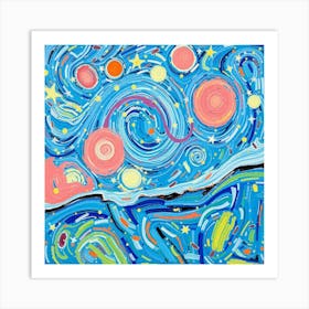 Starry Night 35 Art Print