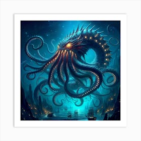 Octopus Art Print